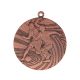 6. Bronze medal - football - steel medal