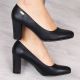 4. Sergio Leone W SK193A black block heel pumps 