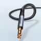 9. Joyroom stereo audio cable AUX 3.5 mm mini jack 1.2m black (SY-A08)