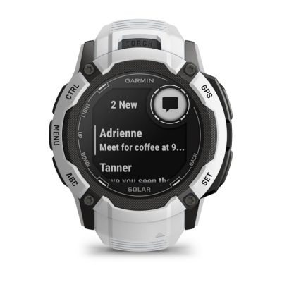 22. Garmin Instinct 2X Solar Whitestone Watch