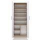 OLIV 2D filing cabinet 74x35xH180 sonoma/white