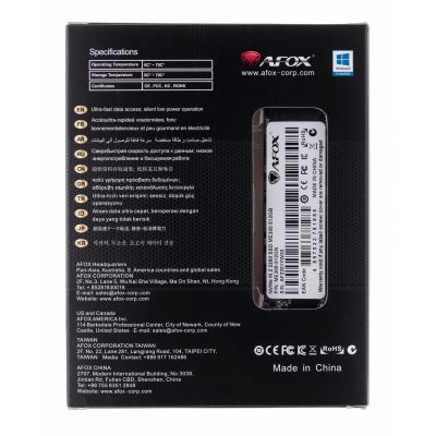 4. AFOX ME300 SSD M.2 PCI-Ex4 512GB TLC 2.5 GB/s NVMe