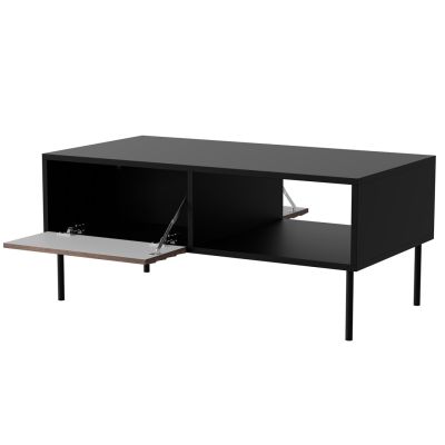 2. CORTINA Coffee Table 100x55x45 black/walnut