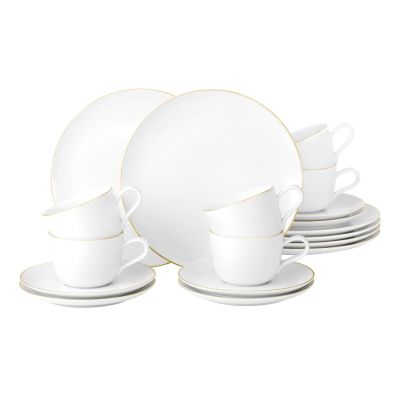 SELTMANN LIBERTY GOLDLINE coffee set for 6 people