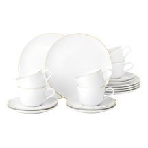SELTMANN LIBERTY GOLDLINE coffee set for 6 people