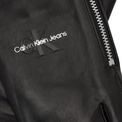 3. Calvin Klein Jeans Leather Gloves W K60K610153