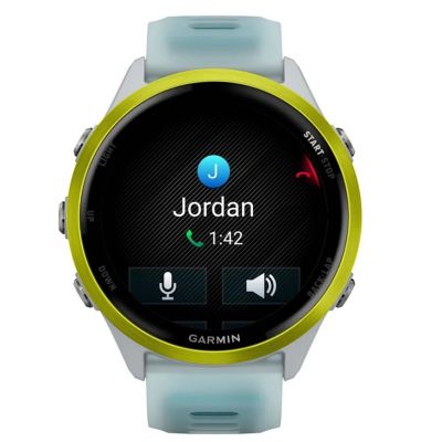 5. Garmin Forerunner 570 3.56 cm (1.4") AMOLED 47 mm Digital 454 x 454 px Touchscreen White, Yellow Wi-Fi GPS