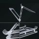 9. Tech-Protect ULS400 universal foldable stand for laptops up to 17" - silver