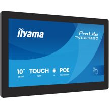 iiyama TW1023ASC-B3P signage display kiosk 25.6 cm (10.1") Wi-Fi 385 cd/m² WXGA Black Touchscreen Built-in processor Android 24/7