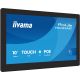 iiyama TW1023ASC-B3P signage display kiosk 25.6 cm (10.1") Wi-Fi 385 cd/m² WXGA Black Touchscreen Built-in processor Android 24/7