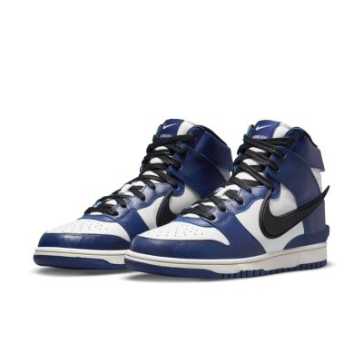 2. Men's Ambush x Nike Dunk High Deep Royal Blue Sneakers - CU7544-400