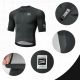 5. Rockbros 15220032001 ROAD TO SKY men's cycling jersey short sleeve M - black