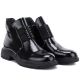4. Women's black patent leather ankle boots M.Daszyński MR2501