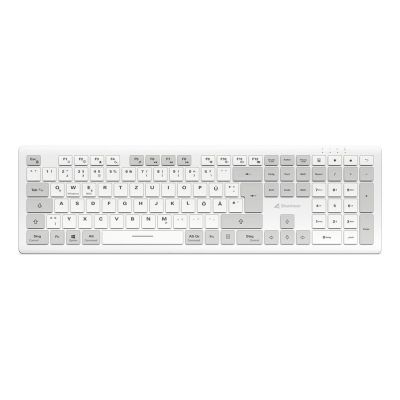 2. Sharkoon OfficePal K30W wh keyboard Home/Office USB QWERTZ German White