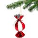 2. GLASS CANDY BALL FORM 10CM VERTICAL STRIPS