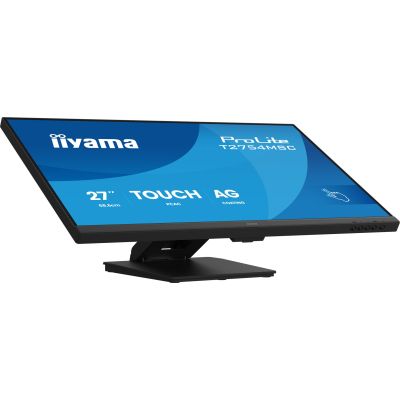 5. iiyama ProLite T2754MSC-B2AG computer monitor 68.6 cm (27") 1920 x 1080 px Full HD LED Touchscreen Multi-user Black
