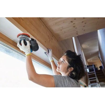 2. Bosch GEX 18V-125 Professional Random Orbital Sander 10000 RPM 20000 OPM Black, Blue, Gray, Red