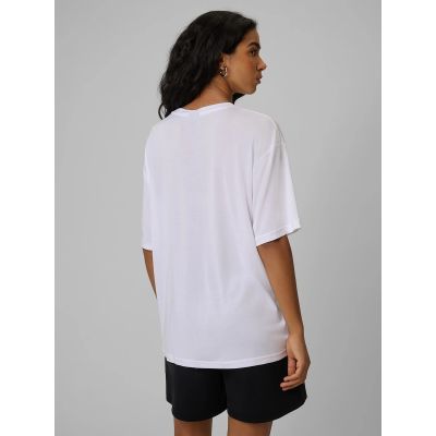 2. Women's loose plain T-shirt 4F 4FRSS26TTSHF4262-10S