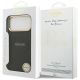 8. Guess Peony Hot Stamp MagSafe Case for iPhone 17 Pro Max - Black