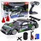 RC Drift Car Black Green 30km/h 1:16