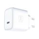 4. 3mk Rayo Charger 20W PD3.0 PPS USB-C Wall Charger + USB-C / USB-C 3A 60W Cable - White