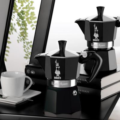 3. Bialetti Moka Express Black Moka Pot