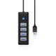 2. Hub Orico PW4U-U3 USB-A / 4x USB-A 3.0 - black