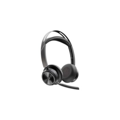 125. POLY Voyager Focus 2 Microsoft Teams Certified USB-CC Headset + USB-C/A Adapter