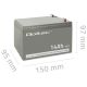 6. Qoltec 53045 maintenance-free battery