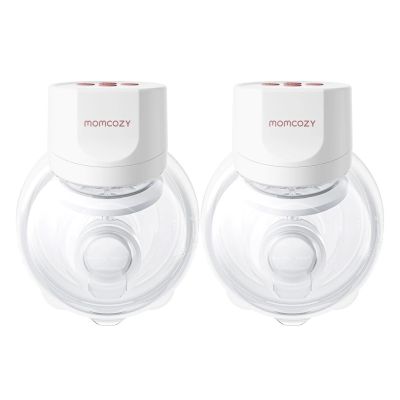 2. Momcozy S12 Pro Quick White Double Pack | Breast Pump | Wireless, Double, White