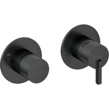 Shower faucet with shower diverter - horizontal