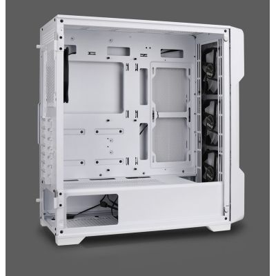 8. Nanoxia DS-9ARGB-W Midi Tower Computer Security & Mounts White