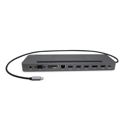 7. i-tec Metal C31FLATDOCKPDPRO Docking Station Wired USB 3.2 Gen 1 (3.1 Gen 1) Type-C Gray