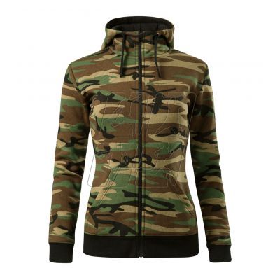 3. Malfini Camo Zipper Sweatshirt W MLI-C2033