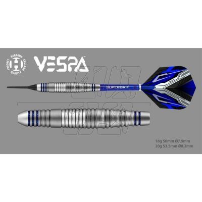 3. Harrows Vespa Brass Softip HS-TNK-000013886 Darts