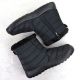 7. Women's flat insulated snow boots, black, Potocki SU33069
