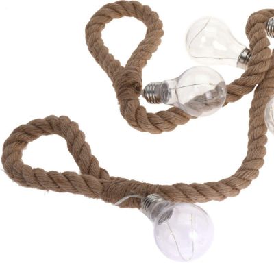 2. ROPE LIGHT 30LED 280 CM WARM WHITE JUTE