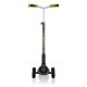 22. Globber Master Prime 3-Wheel Scooter / Black - Lime Green 664-106