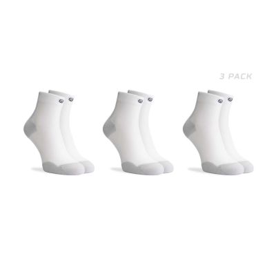 Rogelli CORE Running Socks 3-Pack, White, 44–47