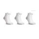Rogelli CORE Running Socks 3-Pack, White, 44–47