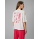 2. Women's regular printed T-shirt 4F 4FRSS26TTSHF3704-11S