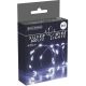 BATTERY-OPERATED WIRE LAMPS GARLAND 100 LED COOL WHITE