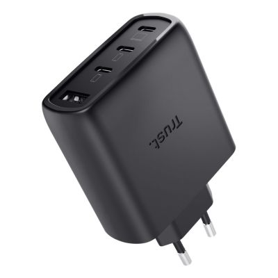 2. TRUST charger black MAXO GaN 65W 3xC 1xA