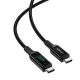 2. Acefast C6-03 Black USB-C - USB-C PD QC cable 100W 5A 480Mb/s 2m - black