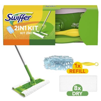 KIT 2IN1 FLOOR AND DUST BROOM SWIFFER