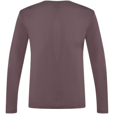 2. Men's SUPER.NATURAL M Ski Karl LS Long-Sleeve Shirt, Purple