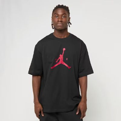 Men's Air Jordan Jumpman Sleeve High-Brand-Read Tee T-shirt Black - IM9801-011