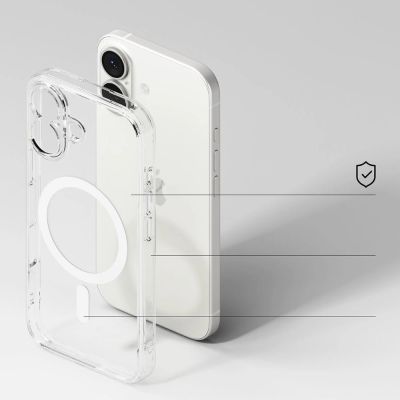 4. Ringke Fusion Magnetic MagSafe Case for iPhone 17 - Clear