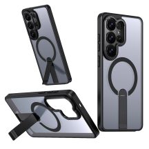Hybrid Armor X Case for Samsung Galaxy S26 Ultra with Stand, Compatible with MagSafe - Black