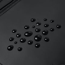 Rivacase Eden Backpack Roll-Up Backpack Black Polyester, Waxed Leather (Pull Up)